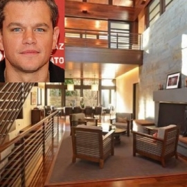 Matt Damon a jeho rodinný dům v Kalifornii