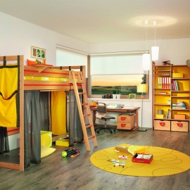 Dětský pokoj je nejvíce multifunkční prostor v interiéru