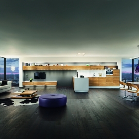 Multifunkční prostor - spojení kuchyně s obývacím pokojem-3